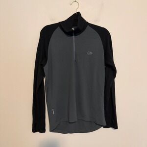 Icebreaker Bodyfit 260 quarter zip pullover M merino wool outdoor gorpcore